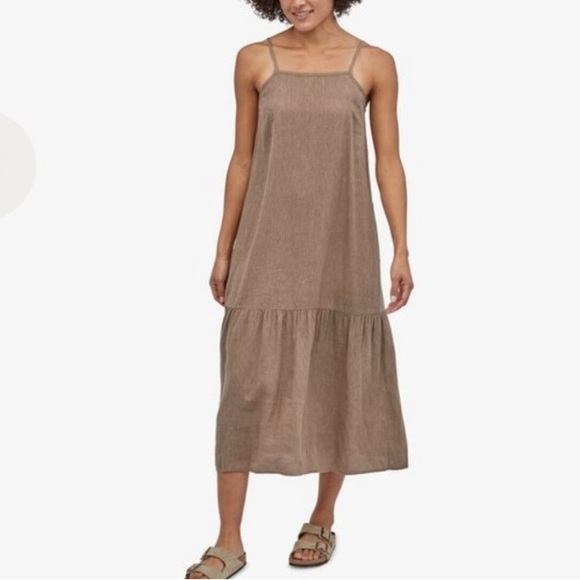 Patagonia Dresses & Skirts - Patagonia Women's Garden Island Tiered Hemp Midi Dress
